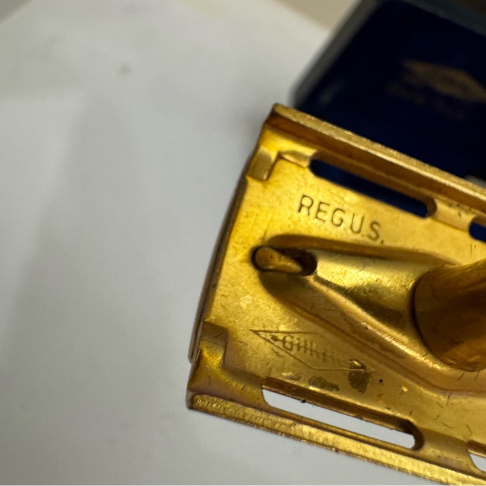 Gillette Gold Tech Men's Razor Vintage - Picture 5 of 11